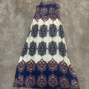Bohemian Maxi Dress with Paisley Print